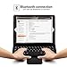 Pasonomi iPad pro 12.9 Keyboard Case, Folding PU Leather Folio Cover Case & Detachable Wireless Bluetooth Keyboard, Soft PU Leather Provide 360° Protect, Compatible with iPad pro 12.9 inch 2015/2017