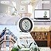 Zeonetak Digital Indoor Outdoor Thermometer,Wireless Temperature for Home Office Greenhouse, Wireless Remote Sensor, Outdoor Arrow Trends (°C/°F), MIN/MAX Records