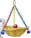 1914 Basket Swing Bonka Bird Toys Bamboo Colorful Chew Swing Hanging Parrot Quaker Parrotlet Budgie