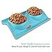 LOVE'S Dog Bowls Pet Food Bowl Raised Cat Puppy Bowls No Spill Elevated Eating Feeding Dog Bowl Set Water Feeder for Small Animals No Tip Stainless Steel