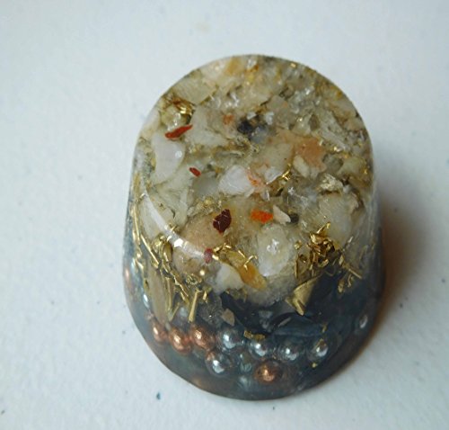 Quartz Mix Orgone Generator Energy Accumulator 528Hz/7.83Hz/Advance Harmonics Many Beautiful Ingredients and Colors!! (Quartz Mix)