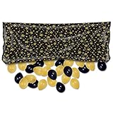 Beistle Balloon Drop Bag (Black w/Gold Stars)