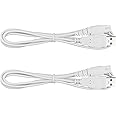 Water Flosser Charger Cord Replacement for Mospro, Zerhunt, Cremax, Nicefeel - Charging Cable 2-Pack