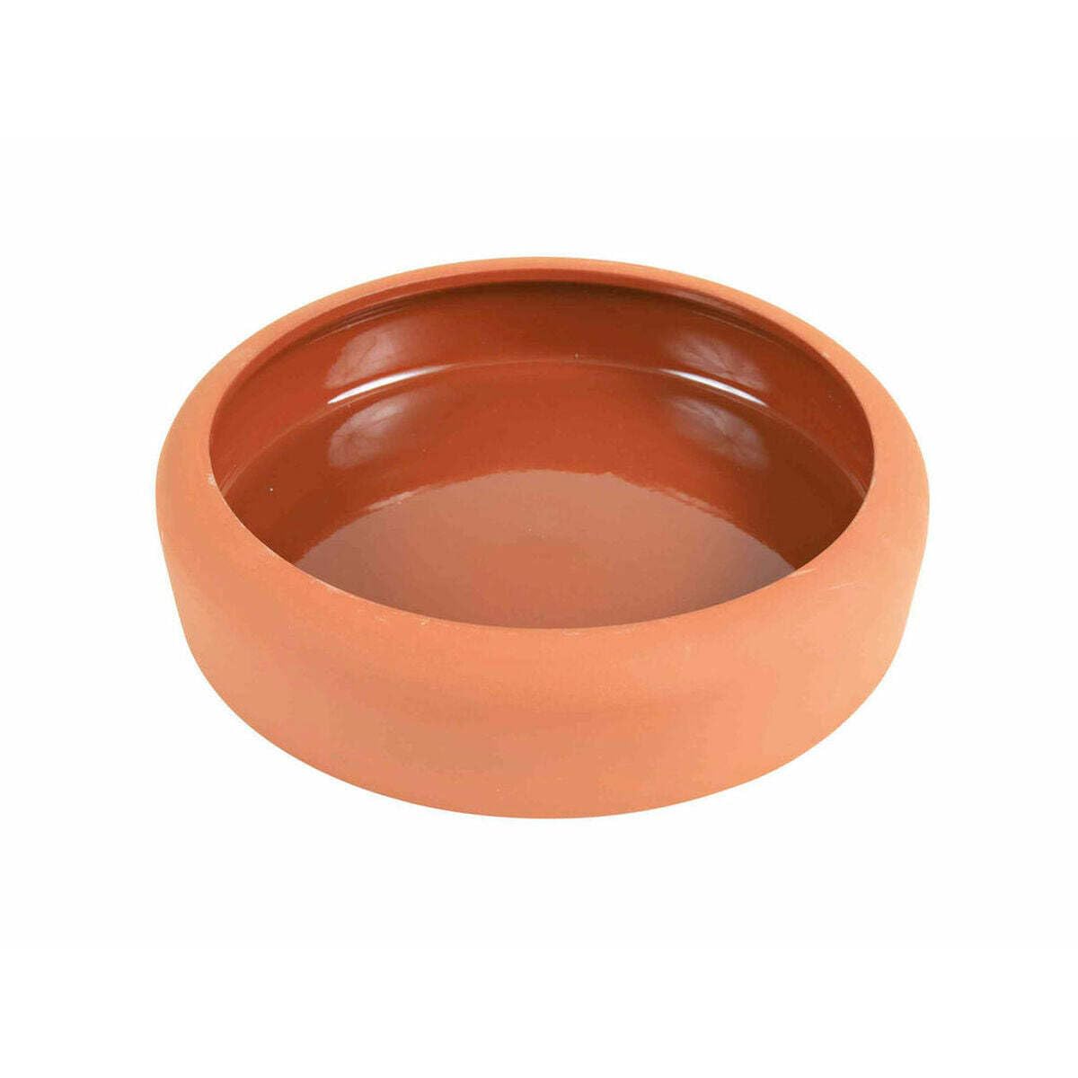 Trixie Ceramic Bowl with Rounded Rim, 600 ml, Terracotta