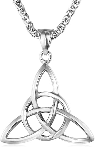 Amazon U7 ケルト ネックレス メンズ ステンレス トリケトラ 三位一体の結び目 アンティーク アクセサリー Gp1812 ネックレス 通販