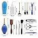 Homgaty 14 Pieces Succulent Tools, Mini Garden Tool Set, Miniature Garden Planting Transplanting Tools Set, Hand Tools for Indoor Miniature Fairy Gardening Plant Care