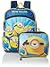 Despicable Me Boys Universal Pictures Blue 16 Inch Backpack with Lunch Bag