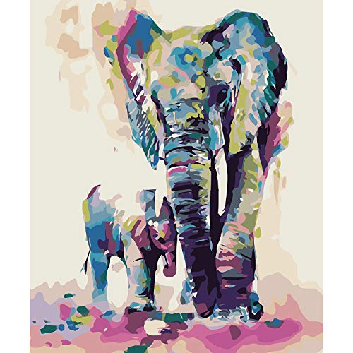 Arfbear Malen Nach Zahlen Erwachsene Kinder Anfänger Ohne Rahmen 40x50 cm DIY Ölgemälde auf Leinwand Handgemalt Tiere…