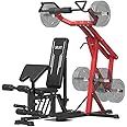 SPART Leverage Gym Machine, Multifunction Strength Training Workout Station, Plate Loaded Lever Gym with Multi Bench Press for Chest, Shoulder, Back, Core, Leg, Full Body Workout Machine for Home Gym