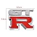 Auto-Mate Number Stickers 3D Metal Trunk Emblem Badge Decal Sticker (GTR)