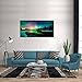 S01962 Wall Art Aurora scenery Painting on Canvas Stretched and Framed Canvas Paintings Ready to Hang for Home Decorations Wall Decor