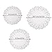 144-Pcs White Round Lace Paper Doilies Cake Packaging Paper Pad and Box Liner DIY Doily Banners Wedding Tableware Decoration 10.5 Inch 8.5 Inch and 6.5 Inch by Kachabros