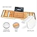 Milliard Spa Gift Set with Bath Caddy Tray, Bath Pillow and Overflow Drain Cover, Bathtub Gift Basket for Women and Men