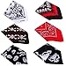 HDE 6-Pack of Assorted 100% Cotton Bandana Handkerchief Head Wraps Doo Rag