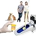 Clinical Refractometer ATC Tri-Scale Serum Protein 0-12 g/100ml Urine Specific Gravity SG 1.000-1.050 Refractive Index 1.333-1.360RI for Veterinary, Dog, Cat & Human w/Extra LED Light & Pipette
