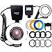 Travor 48 Macro LED Ring Flash Light Bundle with LCD Display Power Control 4 Flash Diffusers 8 Adapter Rings Macro Photography Light for Canon Nikon Sony and Other DSLR Cameras