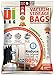 Space Saver Vacuum Storage Bags - 4 Premium Short Hanging Travel Space Bags - Bag Size: 105x70 cm - 2X Sealed Compression Plastic Bags For Clothing Storage, Clothes bedding & Packing - DIBAG