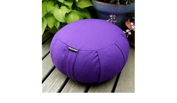 MUNDOYOGA Zafu redondo lila: Amazon.es: Jardín