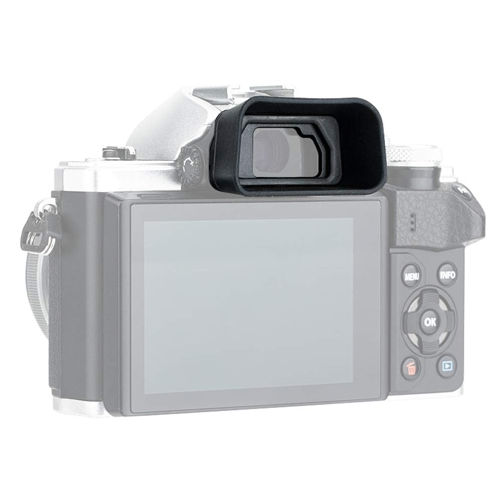 Extended-Type Soft Silicone Eyepiece for OM System OM-5 OM-5II, Olympus OM-D E-M5II E-M5III, E-M10 II, E-M10III Replaces Olympus EP-15, EP-16 — image 1
