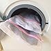 Kakalu® Set of 4 Lingerie Bags for Laundry, Delicates Bra Garment Effective Protection Mesh Zipped Washing Machine Laundry Wash Bag Travel Storage Organize Washer Drying Bag, Premium Quality + Gift