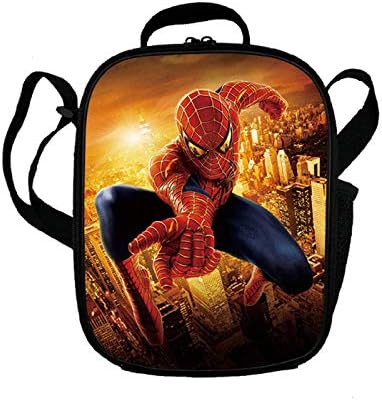 Kids Spider-Man Lunch Bags-Insulated Superhero Lunch Bag Waterproof Lunch Boxes-Shouldbag for Outdoor,Travel (2, one size)