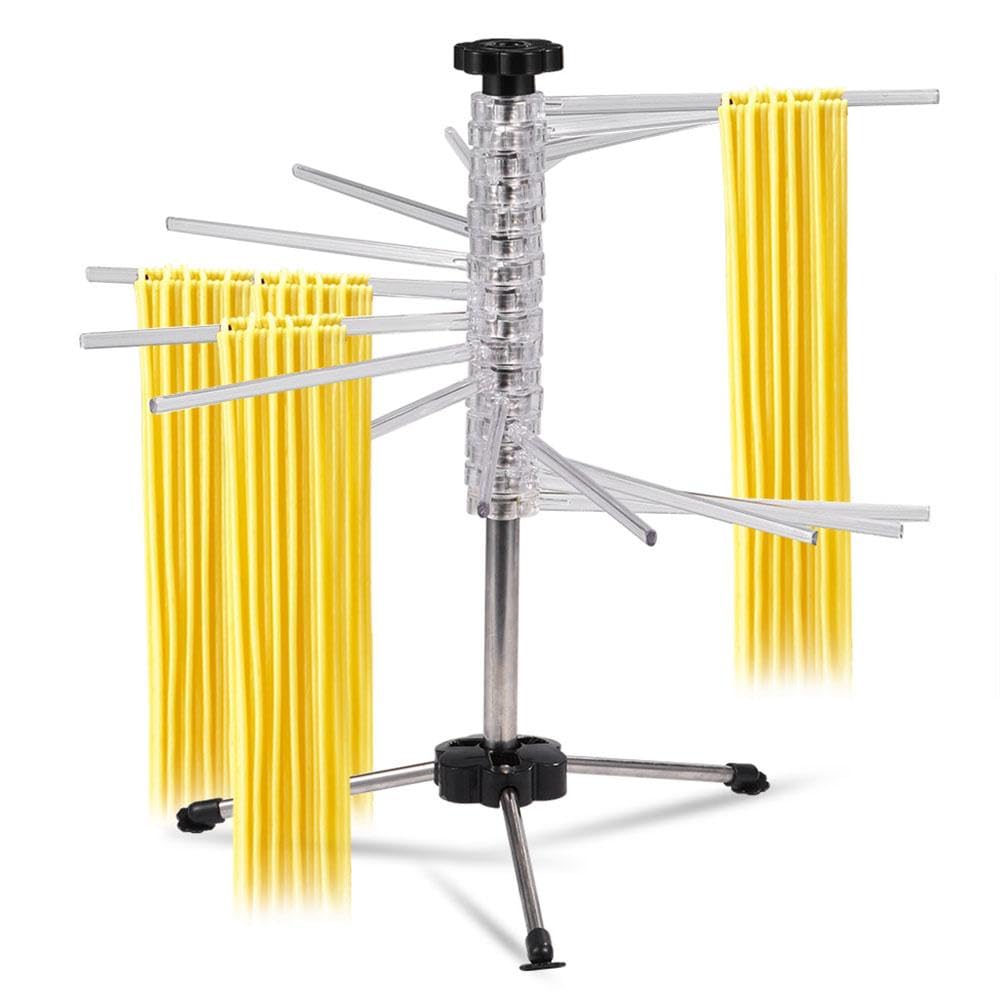 Collapsible Pasta Drying Rack - Tall Spaghetti Noodle Dryer Stand of Homemade Noodles, Spaghetti Dryer, Pasta Dryer