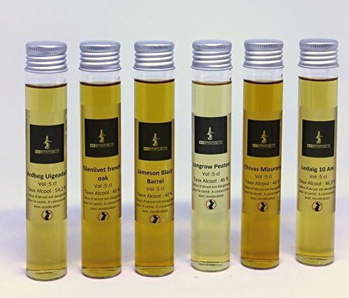 Pack 6 Fioles Degustation Whisky Amazon Fr Epicerie