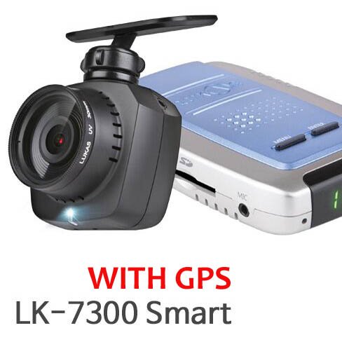 New Lukas Lk-7300g Smart Full Hd Dash Cam Vehicle DVR Car Black Box + 8gb + GPS