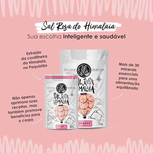 BrSpices - Sal Rosa Do Himalaia Iodado Fino BR Spices Pouch 500G