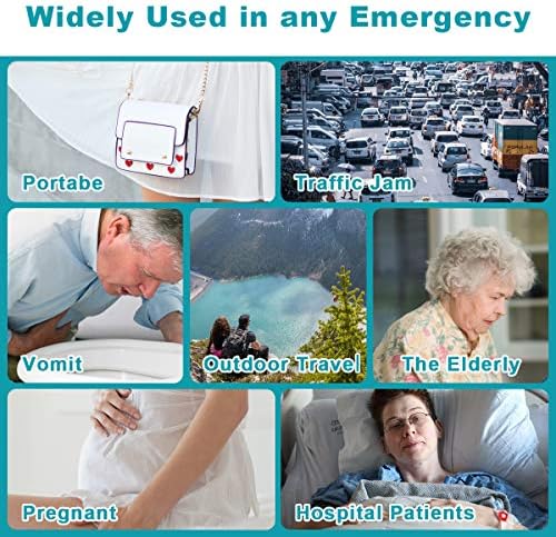 20 Pack (700 ML) Disposable Urinal Bags, Camping Pee Bags, Unisex Urine Bags Vomit Bags for Travel Urinal Toilet Traffic Jam Emergency Portable Toilet Bee Bag for Men Women Kids Children Patient 7 20 Pack (700 ML) Disposable Urinal Bags, Camping Pee Bags, Unisex Urine Bags Vomit Bags for Travel Urinal Toilet Traffic Jam Emergency Portable Toilet Bee Bag for Men Women Kids Children Patient