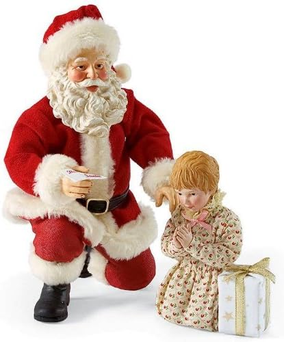 Enesco Department 56 Clothtique Possible Dreams *Faith* Sant's Beard Has a Hidden Message "Faith"