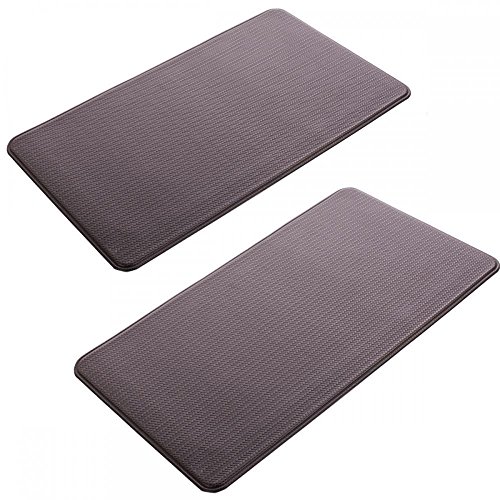 PayLesshere 2 PCS Modern Indoor Cushion Kitchen Rug Anti-Fatigue Floor Mat 20 x 36
