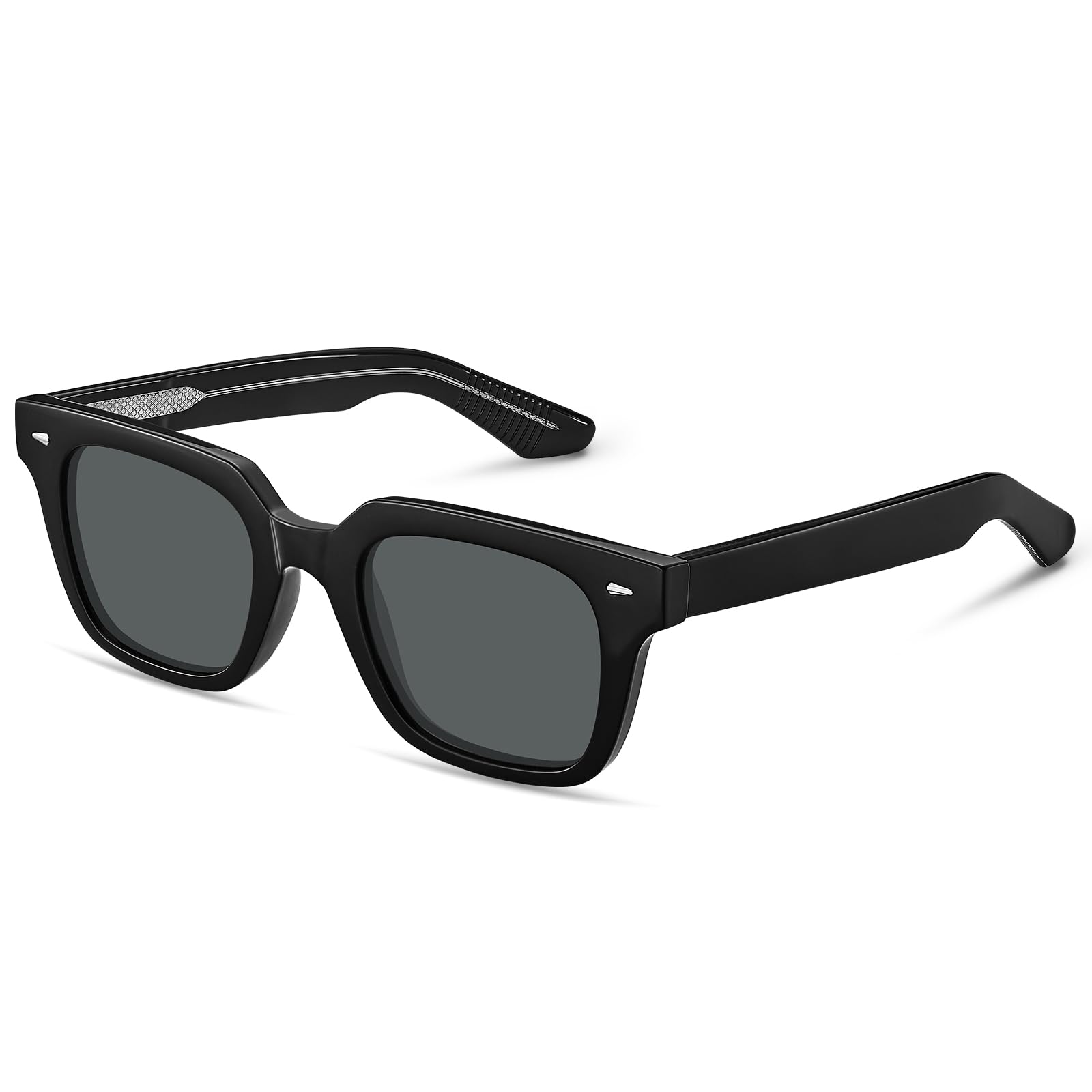 Photo 1 of CARFIA Acetate Polarized Sunglasses for Men UV400 Protection Classic Vintage Anti-Glare Lens Driving Outdoor Sun Glasses