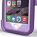 Apple iPhone 6 Plus Drop Tech Dark Purple Light Purple Gumdrop Cases Silicone Rugged Shock Absorbing Protective Dual Layer Cover Case