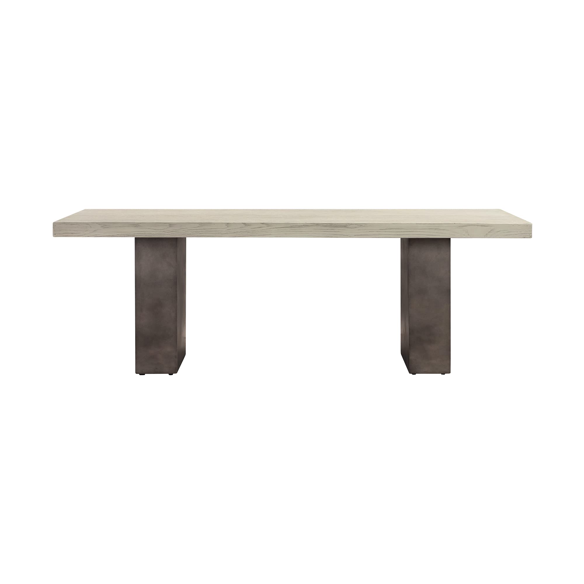 Photo 1 of **BOX 1 OF 2 ONLY/JUST THE TABLE TOP/MISSING LEGS****Armen Living Abbey Concrete and Grey Oak Wood Coffee Table