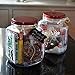 Anchor Hocking 1-Gallon Cracker Jar with Cherry Red Aluminum Lid, Set of 4