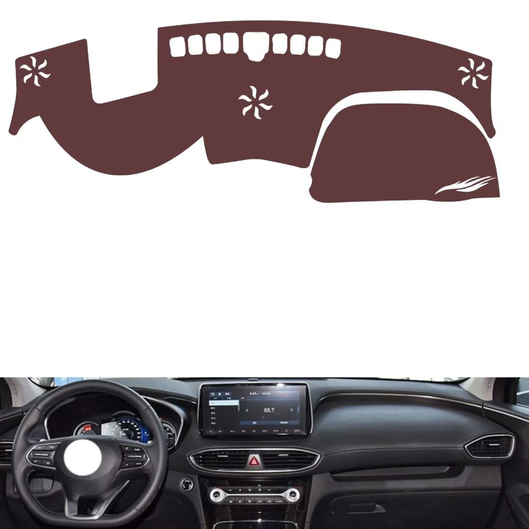 Leather Dashboard Cover Compatible with