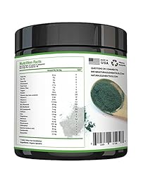 Polvo orgánico de espirulina premium USDA – La más alta calidad de algas verdes azules de...