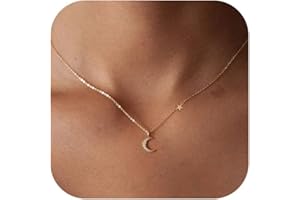 HANLI 14K Gold Plated Necklaces for Women - Dainty Butterfly, Star of David, Moon and Star, Sun, Lotus, Infinity, Hummingbird, Bee,Boots,Chill,Sunflower Pendant Designs - Elegant Jewelry for Women