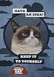Grumpy Cat Flexi Journal with Stickers
