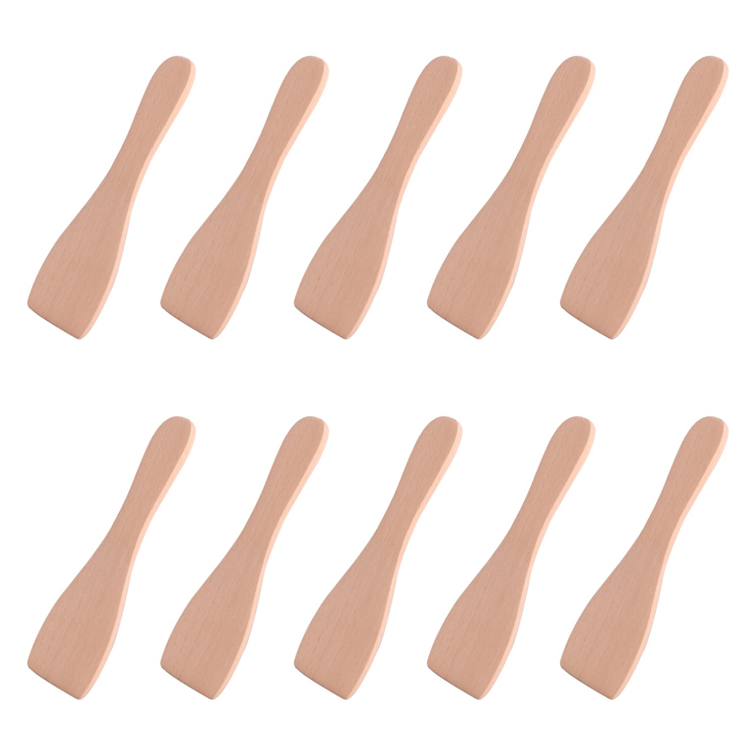 10 Pieces Wooden Spatula, Kitchen Tools, Wooden Spatula Set, Cooking Accessories for Home Kitchen and Party Parties