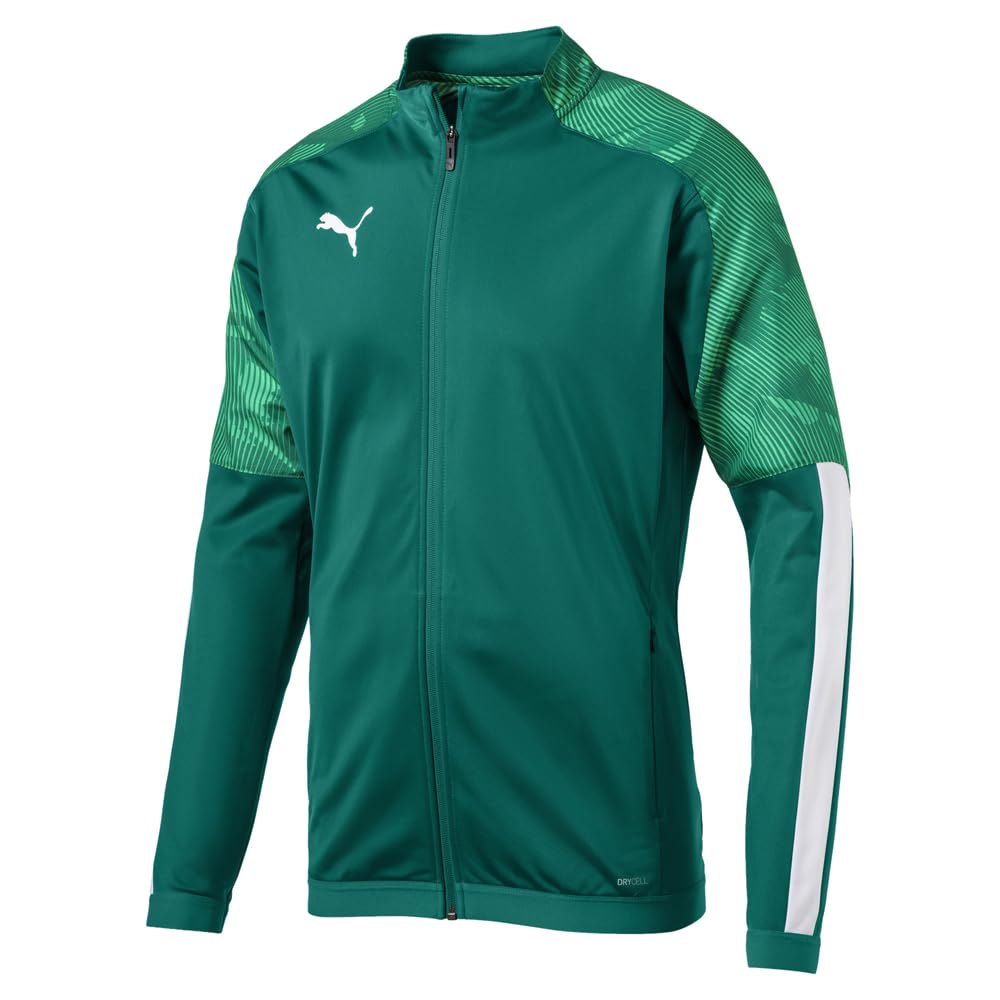 PUMA Kids Boys Cup Jacket Training Athletic Outerwear Casual - Verde - Talla L