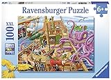 Ravensburger Pirate Boat Adventure 100 Piece Jigsaw Puzzle for Kids – Every Piece is Unique, Pieces Fit Together Perfectly