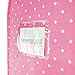 HANGERWORLD Pink Polka Dot Suit and Dress Garment Bags for Storage - 45inch x 22inch - Breathable Clothes Covers Protecting Dusts Closet Storage