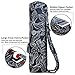IUGA Yoga Mat Bag Easy Access Zipper with 2 Functional Storage Pockets, Fine Canvas with Eco Printing, Adjustable Shoulder Strapthumb 2