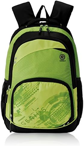 Genius Nylon Children's Backpack (GN 1517 - 19"-GREEN)