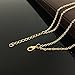 Wowanoo Simple Layered Bar Pendant Necklace Boho Feather Chain Necklace for Women Jewelry Feather G