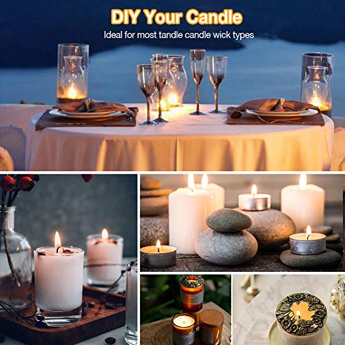 120PCS Candle Wick Holders, Candle Wick Centering Device Wick Holders