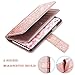 Fingic Wallet Case for iPhone Xs Max,Case for iPhone Xs Max,Glitter Flip PU Leather Credit Card Holder Cash Pockets Wristlet Protective Phone Case for Apple iPhone Xs Max 2018 6.5