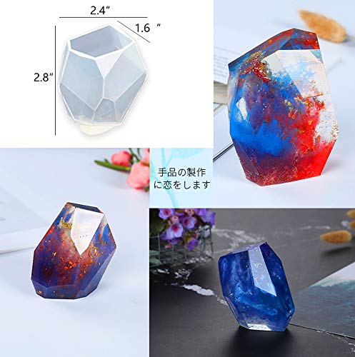 Handshop 15 Pcs (65 Shapes) Silicone Resin Molds and 118 Tools for Epoxy Resin, UV Resin, Making Including Pendant, Jewelry, Ashtray, Earring, Cube, Pyramid, Sphere Molds, Perfect for DIY Craft